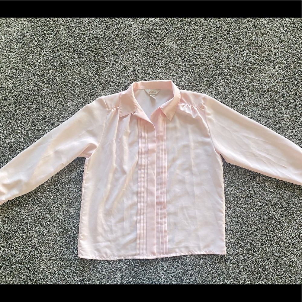 FASHION ATTITUDES BLOUSE VINTAGE PINK SIZE 12